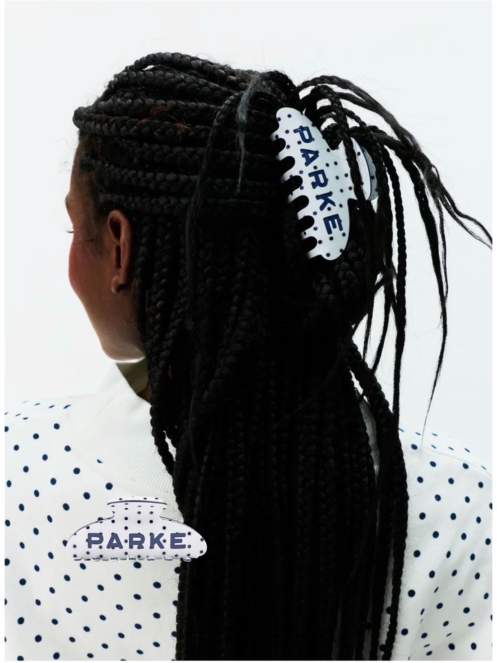 Parke Polka Dot Claw Clip